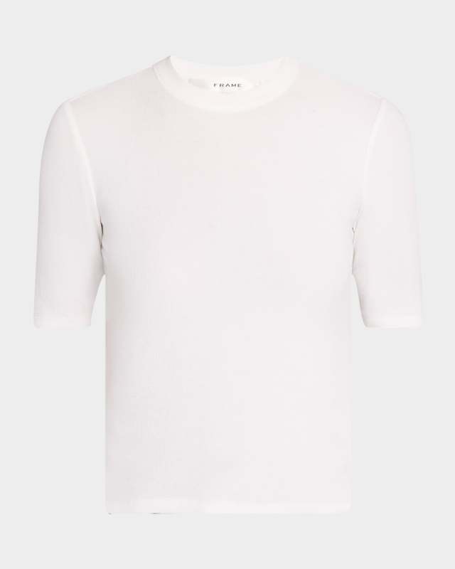 Ribbed Crewneck Tee